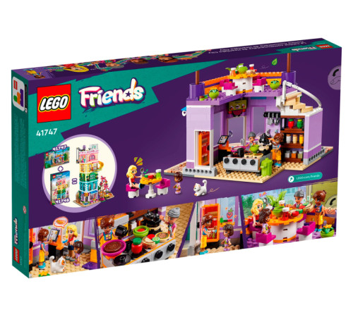 lego friends 41747 constructor "heartlake city community kitchen" (695el.)