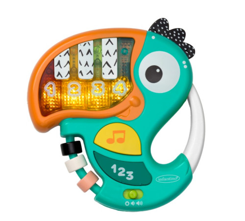 infantino 212011 Развивающая музыкальная игрушка "Тукан"