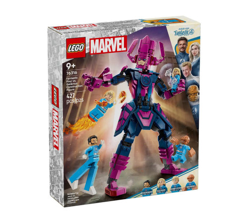  lego marvel 76316 constructor "fantastic four vs. galactus" (427 buc.)
