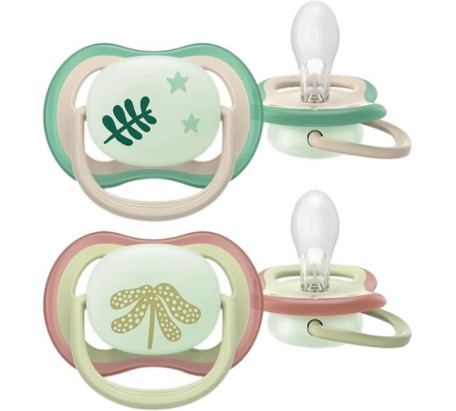  avent scf376/31 suzera din silicon "ultra air night" (6-18 m) 2 buc.