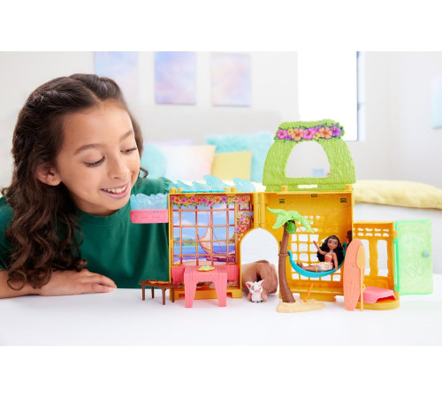 disney princess jdp58 Игровой набор "Компактный домик Моаны"