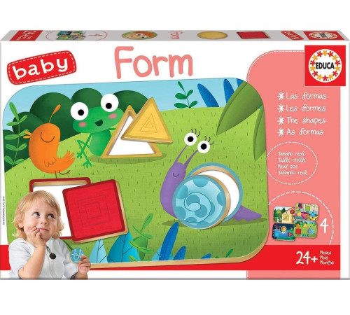  educa 18121 puzzle baby forms "figuri geometrice"