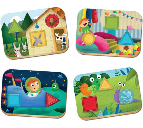 educa 18121 puzzle baby forms "figuri geometrice"