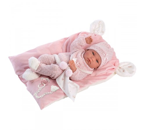 llorens 73860 Кукла "nica con cojin rosa" (40 см.)