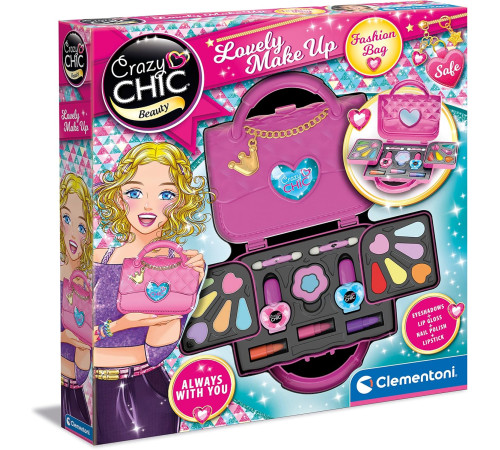 as kids 1022-18743 set cosmetica crazy chic  "gantă"