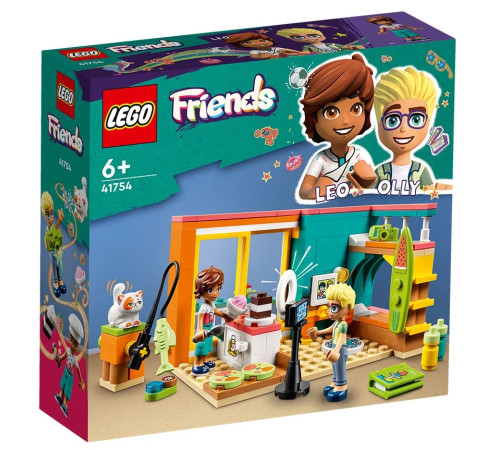  lego friends 41754 Конструктор "Комната Лео" (203 дет.)