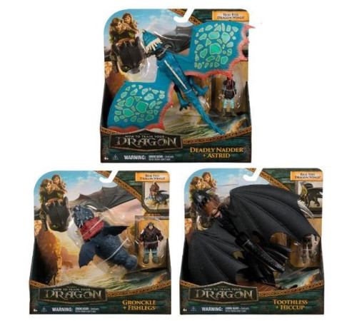 spin master 6072587 Игровой набор "viking & dragon" (23 см.) в асс.