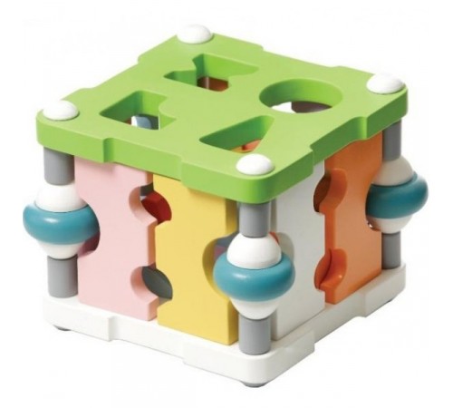 Cubika11612 Деревянная игрушка-сортер "Квадрат" LS-3 Детский магазин в Кишиневе в Молдове cubika11612 Деревянная игрушка-сортер "Квадрат" ls-3