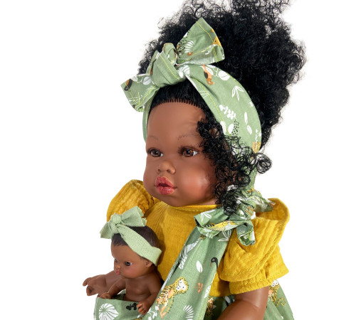 nines 2332 Кукла “marÍa con bebÉ curly hair” (45см.)