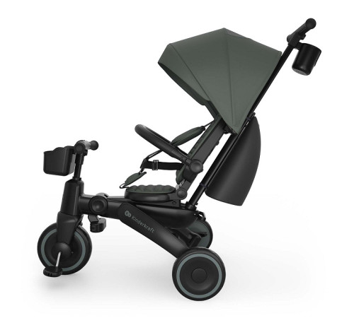 kinderkraft triciclu pliabil jazz 3 (verde)