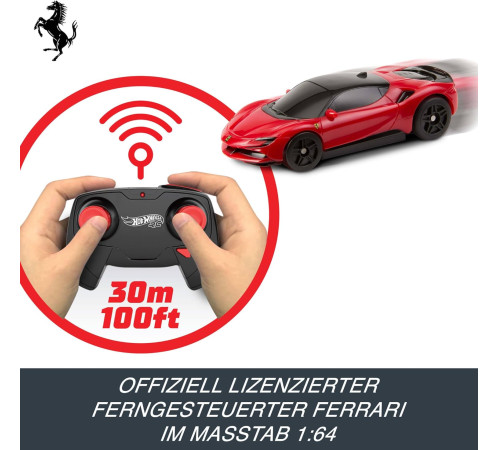 hot wheels jgd09 Машина на радиоуправлении "ferrari sf90 stradale assetto fiorano"