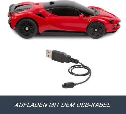 hot wheels jgd09 Машина на радиоуправлении "ferrari sf90 stradale assetto fiorano"