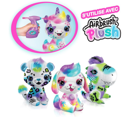 canal toys ofg256 set de rezervă pentru creativitate canal toys airbrush plush refill kit (10 carioci + șabloane)