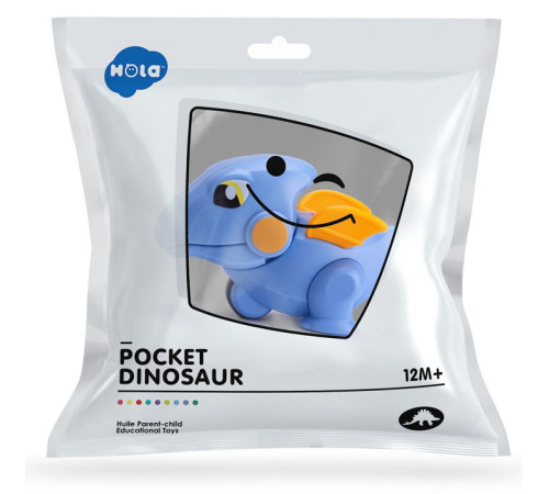 hola toys he797001 Игрушка "Карманный динозаврик" (в асс.)