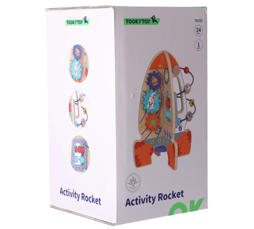 tooky toy tk333 jucărie din lemn "rachetă"