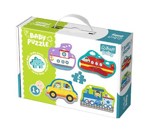  trefl 36075 puzzle baby classic "transport" (8 el.)