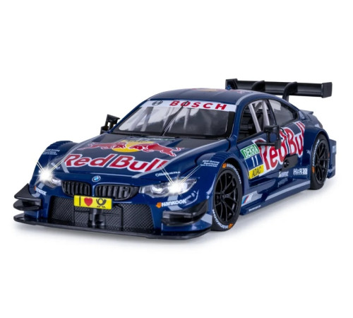  msz 68295a Машинка металлическая bmw m4 dtm (1:24) cо звуком и светом