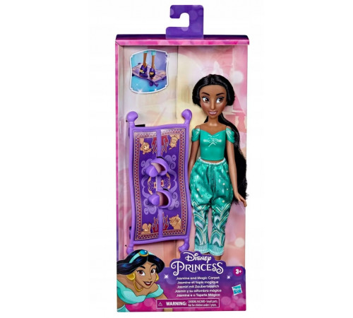  disney princess f3388 Кукла "Жасмин" на ковре самолете
