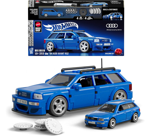 hot wheels jgr28 Конструктор "brick shop speed audi avant rs2" (253 дет.)