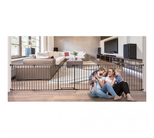 dreambaby g2161bb Ворота безопасности 6 секций "royale converta 3 in1" (до 3,8 м.) черный