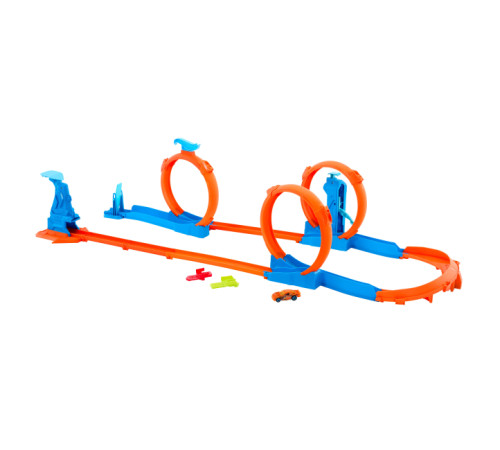 hot wheels jdw39 pistă "bucla triplă"