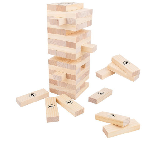 tooky toy th534 joc de masă "jenga giant"