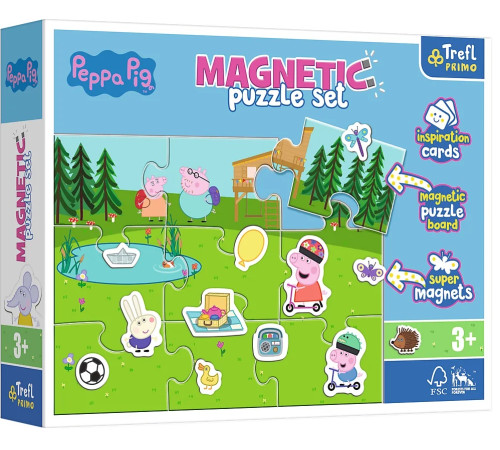  trefl 93164 puzzle magnetice "peppa pig" (23 el. )