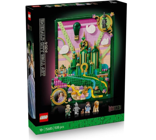 Детский&nbsp;магазин в Кишиневе в Молдове lego wicked 75685 Настенное панно "Изумрудный город" (1518 дет.)
