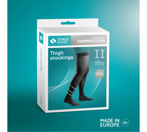 tonus elast 0403 ciorapi compresivi "lux" (18&ndash;21 mmhg), &icirc;nălțime 1 (158&ndash;170 cm), mărimea xl (bej)