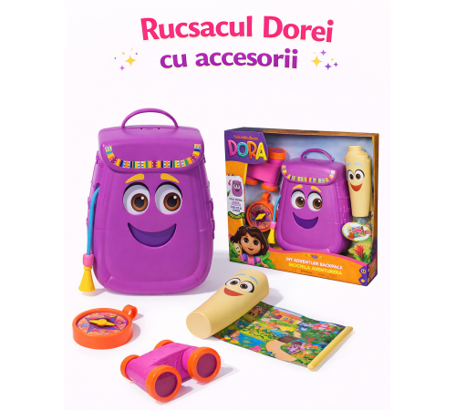 Jucării pentru Copii - Magazin Online de Jucării ieftine in Chisinau Baby-Boom in Moldova spin master 6071799 set "rucsacul dorei cu accesorii"