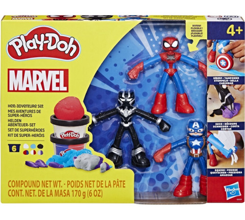  play-doh g0333 Набор для творчества "Фигурки marvel"