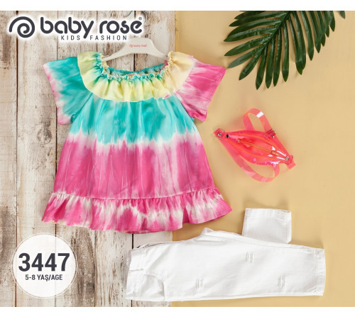 Детская одежда в Молдове babyrose 3447 Комплект 2 единицы (5-6-7-8 лет.) 