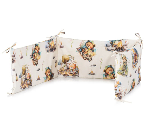  chipolino spbump02503 protectie laterala pentru patut "ursul &icirc;n pădure" (30x180 cm.) 