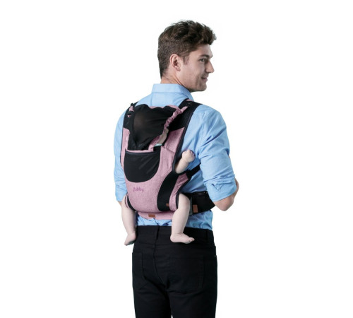 chipolino Рюкзак-переноска bobby kenby0225rw розовая вода