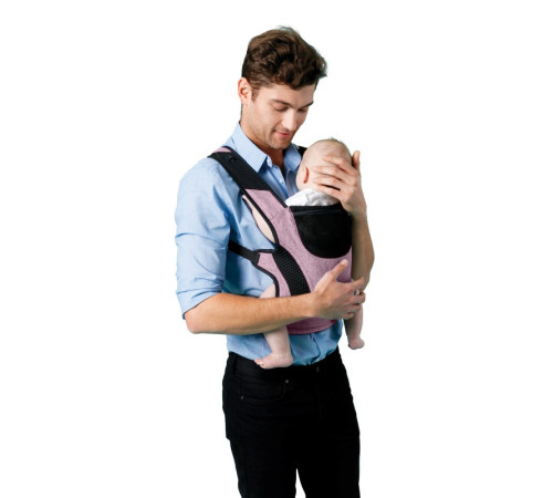 chipolino Рюкзак-переноска bobby kenby0225rw розовая вода