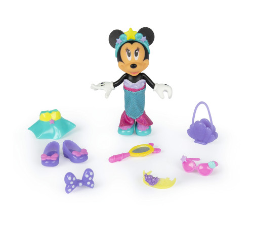 disney 185760 papusa minnie cu accesorii "fantasy mermaid"