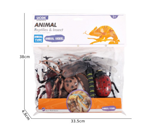 set 4 figurine insecte zja353076 (20 cm)