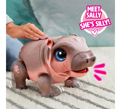 furreal friends 28179 Интерактивная мягкая игрушка "sally the silly hippo"