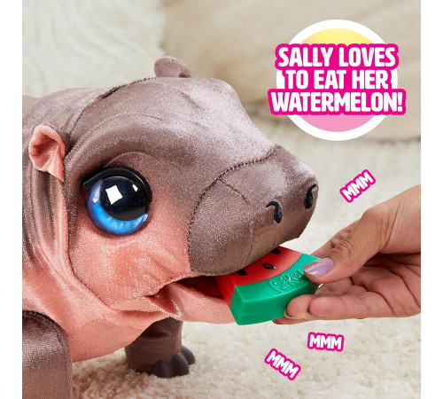furreal friends 28179 Интерактивная мягкая игрушка "sally the silly hippo"