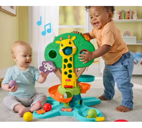 fisher-price jlb97 centru de activități interactiv "copacul din junglă"
