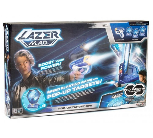 lazer m.a.d. 86877 Бластер с мишенями "pop-up target ops"