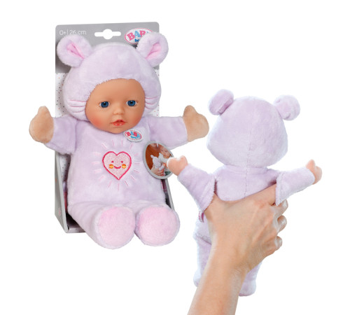 zapf creation 836590 păpușă moale baby born "Șoricel" (26 cm.)