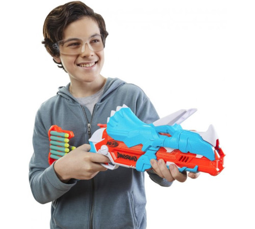 nerf f0803 blaster "tricerablast"