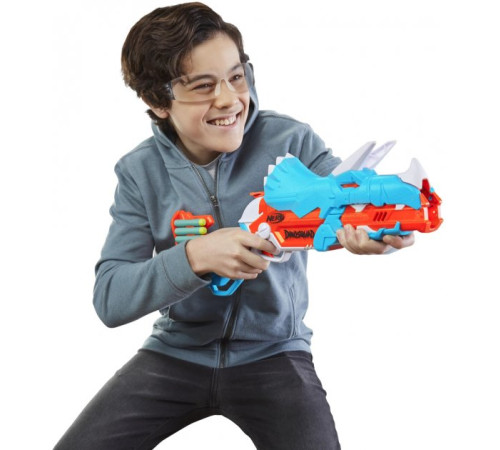 nerf f0803 blaster "tricerablast"