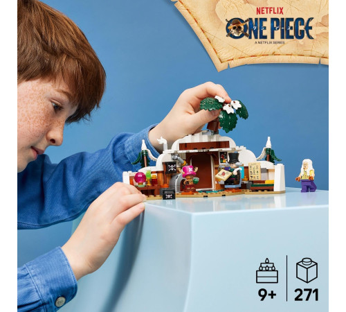 lego one piece75641 constructor "ascunzătoarea doctorului hiriluk" (271 el.)