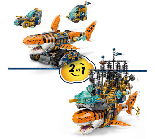 lego dreamzzz 71515 constructor "tanc cu rechin tigru" ( 1548 el.)