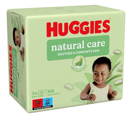  huggies Влажные Салфетки natural care (168 шт.)