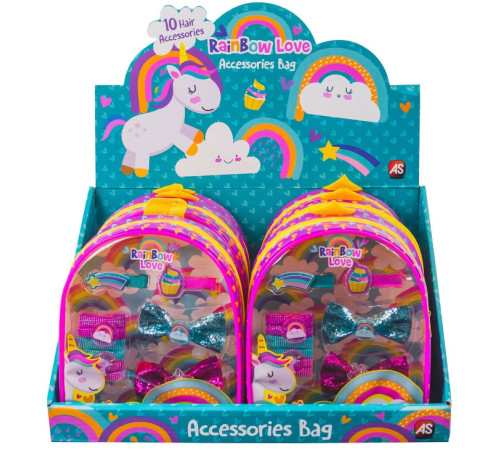 Детский магазин в Кишиневе в Молдове As Kids 1027-64146 Аксессуары для волос в сумке "Rainbow Love" Детский магазин в Кишиневе в Молдове as kids 1027-64146 Аксессуары для волос в сумке "rainbow love"