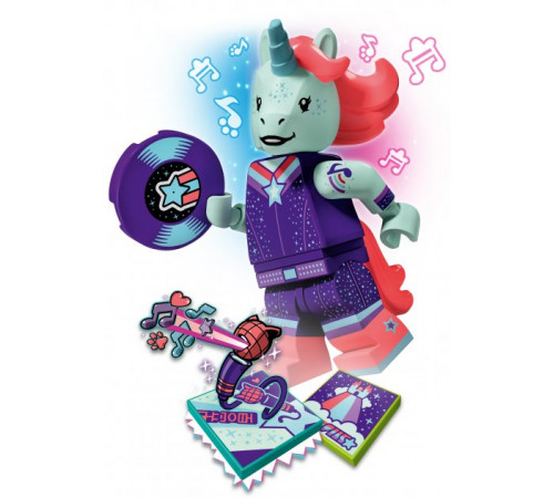 lego vidiyo 43106 constructor "beatbox unicorn dj" (84 el.)