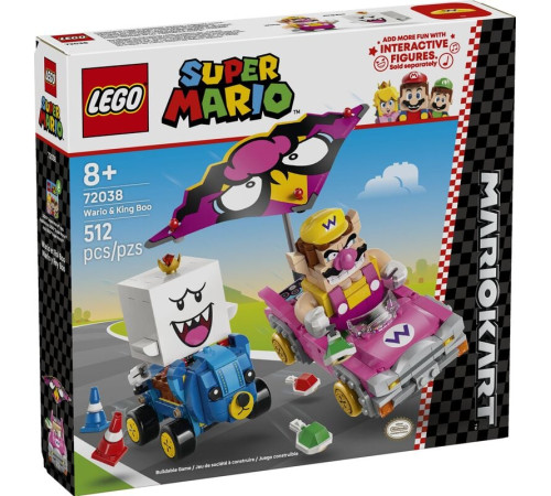  lego super mario 72038 Конструктор "Варио и король Бу" (512 эл.)